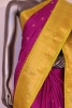 Grand & Traditional Zari Butta Handloom Pure Gadwal Silk Saree